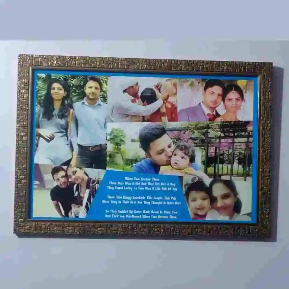 Personalized Frame for Birthday With 6 Photos